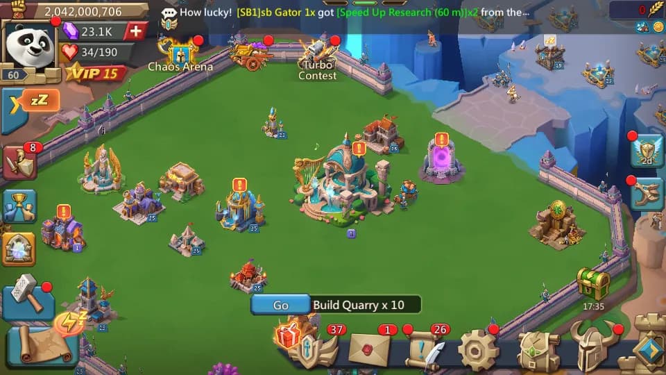2B Might | T5 Gift | 61M Troops | 23K Gems