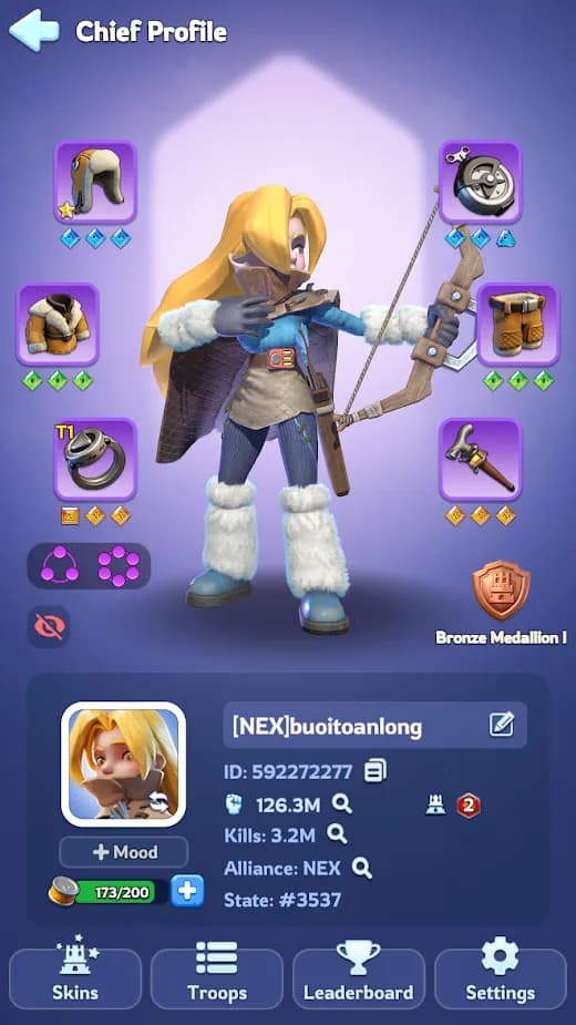 State 3537 VIP7 FC2 T10 126M Peak 10SSR 22Mythic 95K Gems
