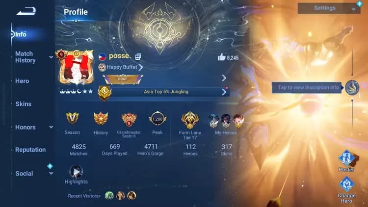 VIP9 L198 112H 317Skins 3Flawless JJK Conan Bleach 718K SS 53K