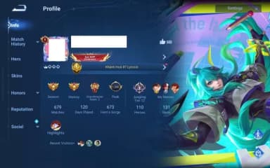 Global | Epic MVP 53* (S13) - 110 Heroes - 131 Skins