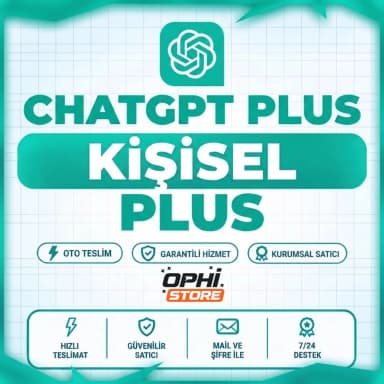 ChatGPT PLUS 5.6 Sol |%100 Kişisel ve Paylaşımsız Hesap