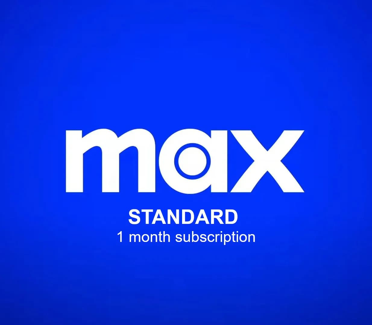 HBO Max Standard 1 Aylık Abonelik Hesap