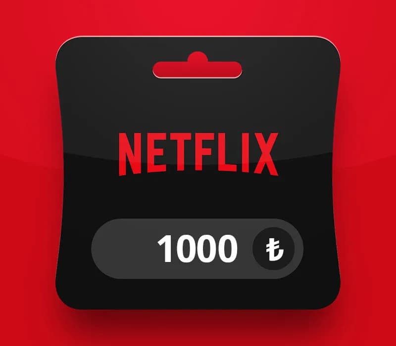 Netflix 1000 TL Hediye Kartı - Hızlı Teslimat