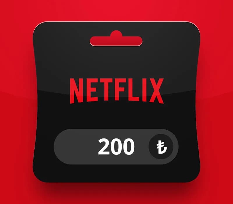 Netflix 200 TL Hediye Kartı - Hızlı Teslimat