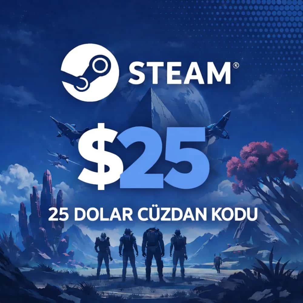 Steam 25 USD Cüzdan Kodu