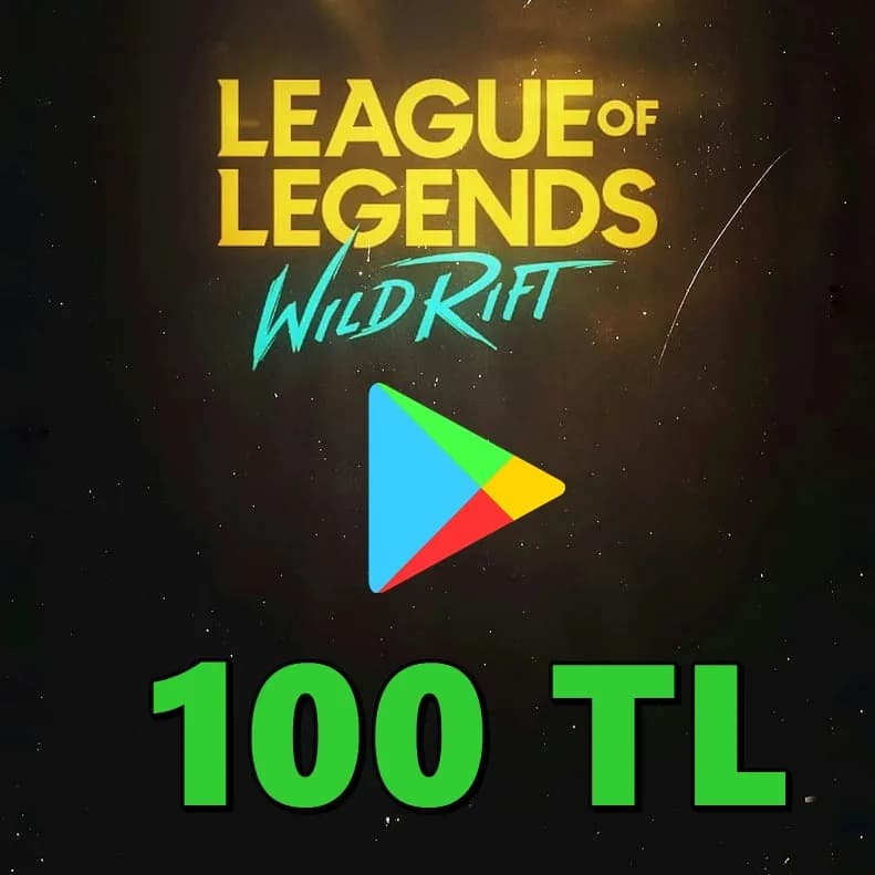 Wild Rift Google Play 100 TL Hediye Kartı