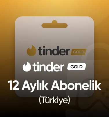 Tinder 12 Aylık Gold Abonelik