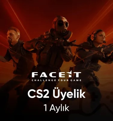 Faceit Plus CS2 1 Aylık Üyelik