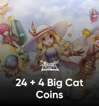 Ragnarok M: Eternal Love (SEA) 24+4 Big Cat Coins