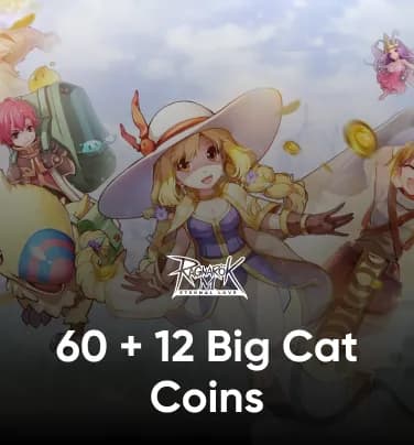 Ragnarok M: Eternal Love (SEA) 60+12 Big Cat Coins