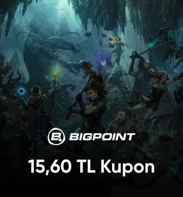 Bigpoint 15,60 TL Kupon