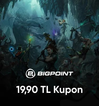 Bigpoint 19,90 TL Kupon