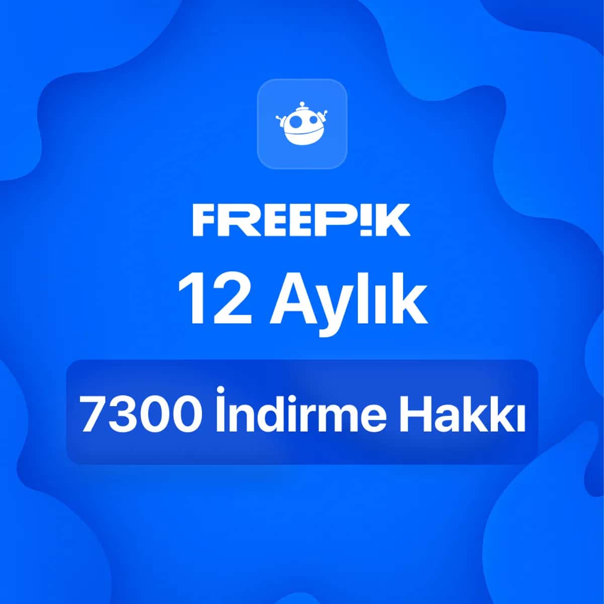 Freepik 12 Aylık 7300 İndirme Hakkı