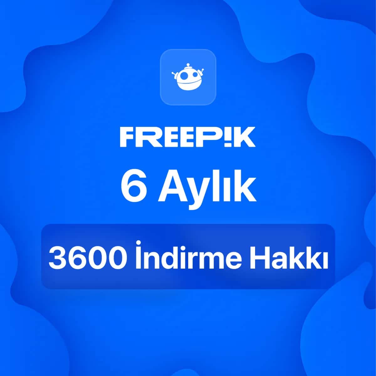 Freepik 6 Aylık 3600 İndirme Hakkı