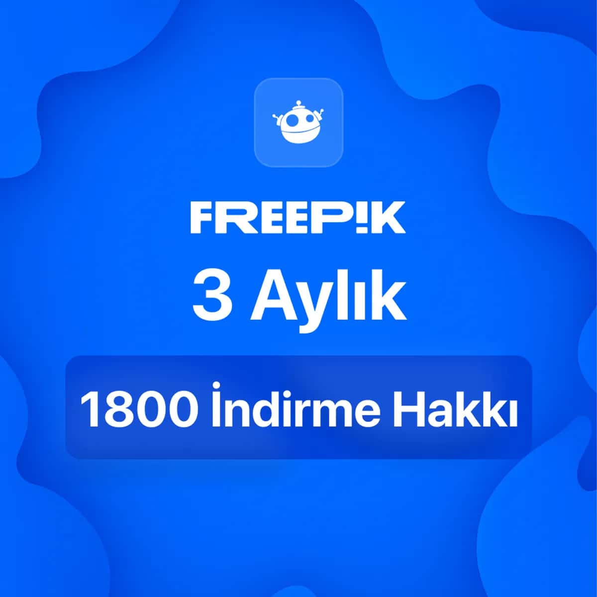 Freepik 3 Aylık 1800 İndirme Hakkı  