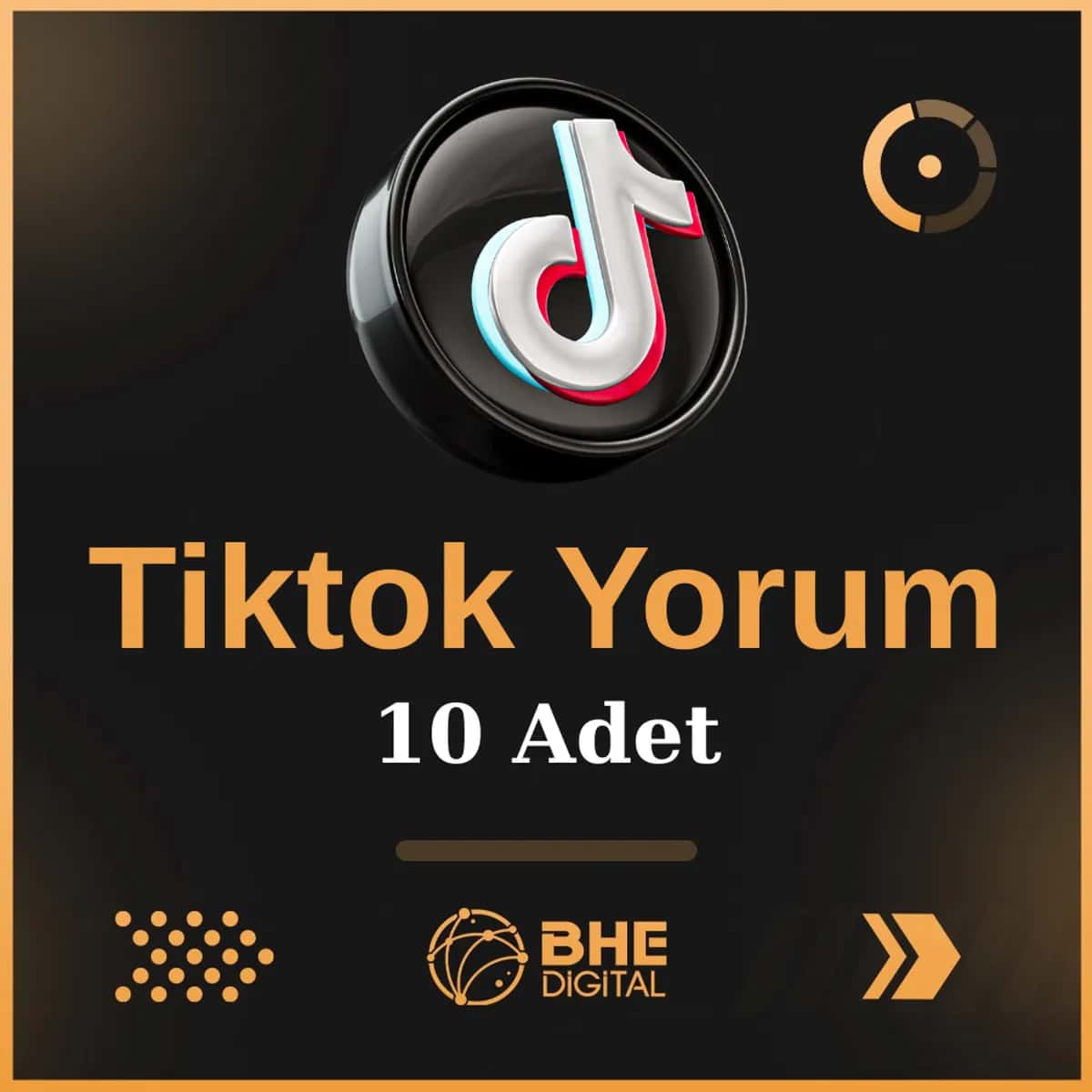 10 Adet 100% Türk TikTok Yorum | Gerçek Etkileşim 