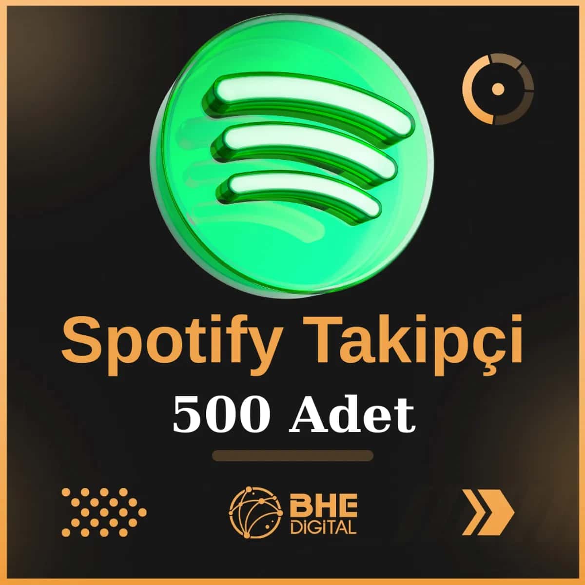 Spotify Kaliteli 500 Adet Takipçi