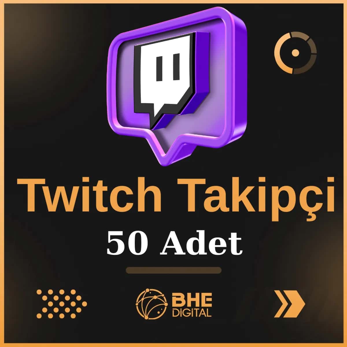Twitch 50 Adet Kaliteli Takipçi