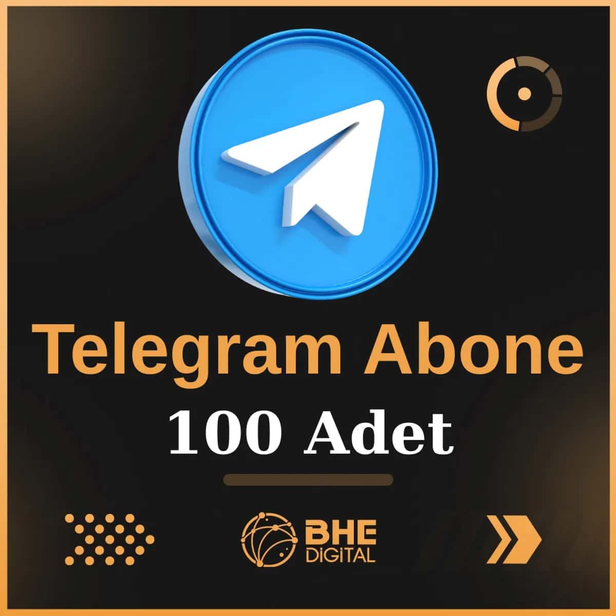 Telegram Kaliteli 100 Abone ( Üye ) 