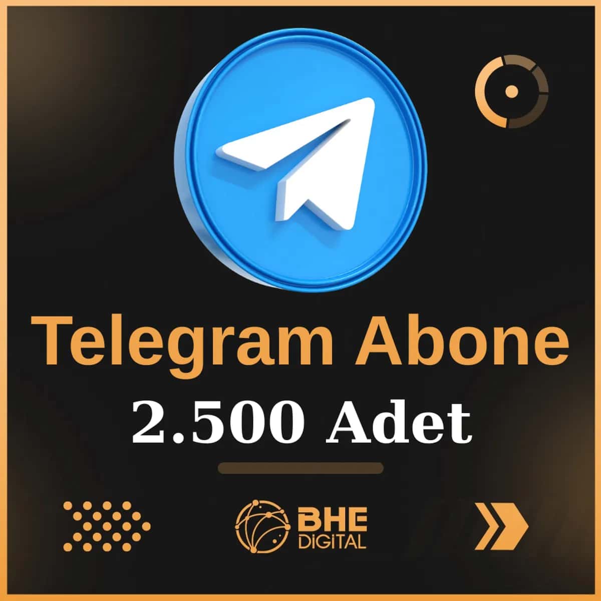 Telegram Kaliteli 2.500 Abone ( Üye ) 