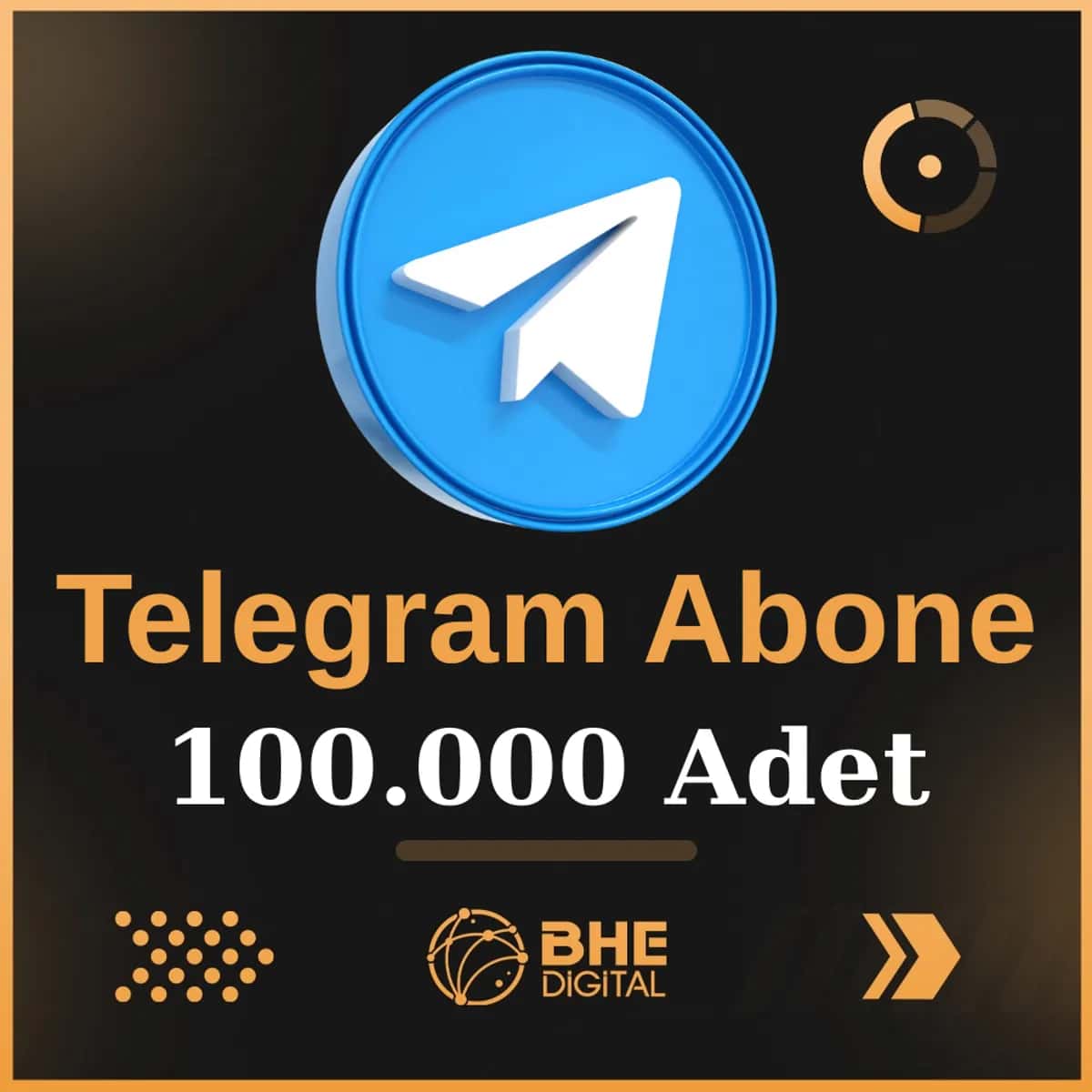 Telegram Kaliteli 100.000 Abone ( Üye ) 