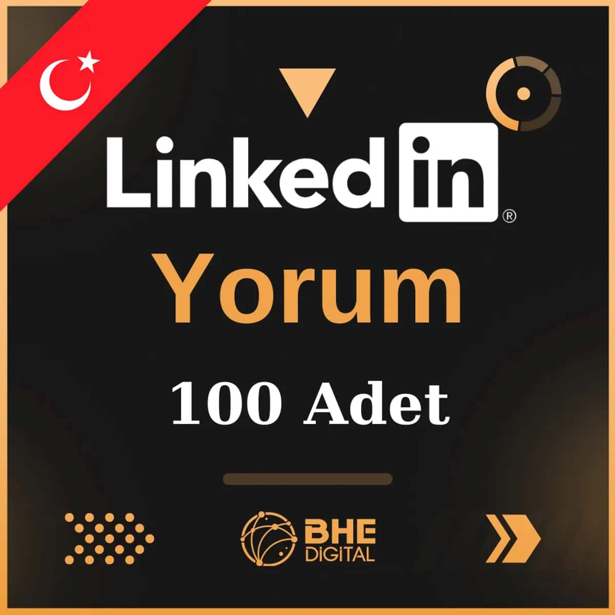 100 Adet Kaliteli Türk Yorum  Linkedin