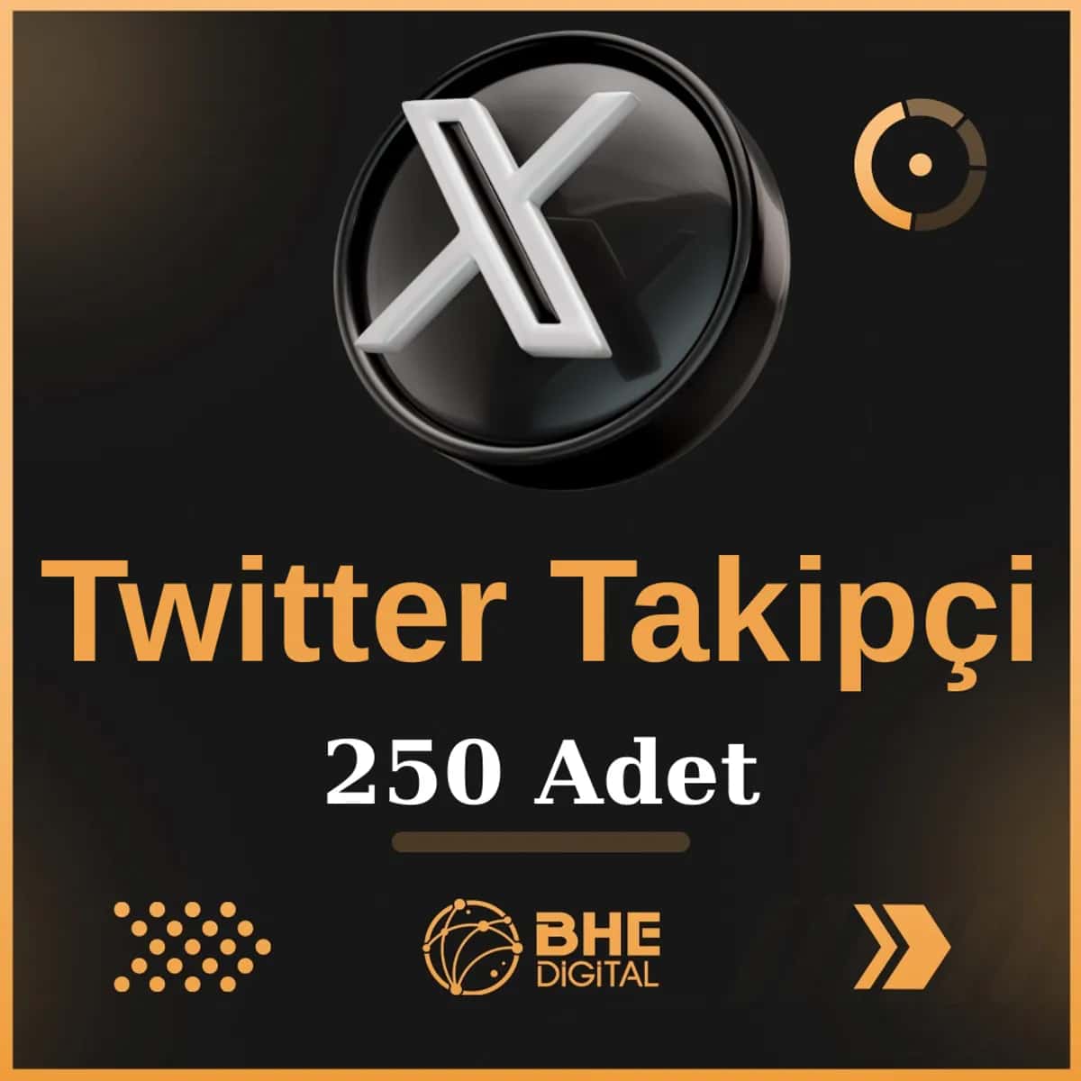 X (Twitter) 250 Adet Kaliteli Takipçi