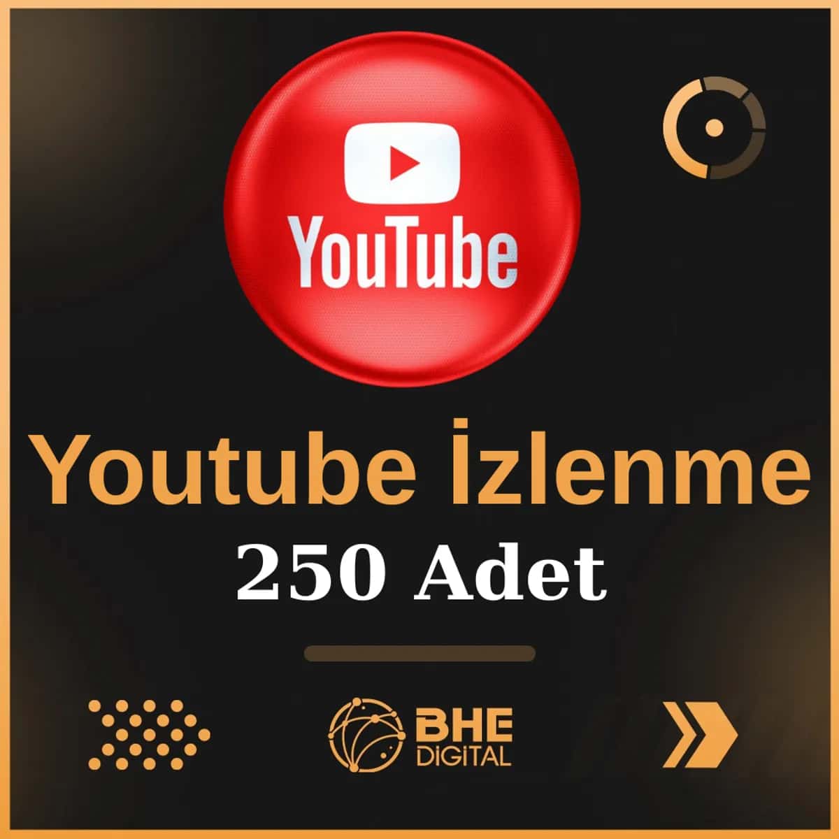 Youtube 250 Adet Video İzlenme