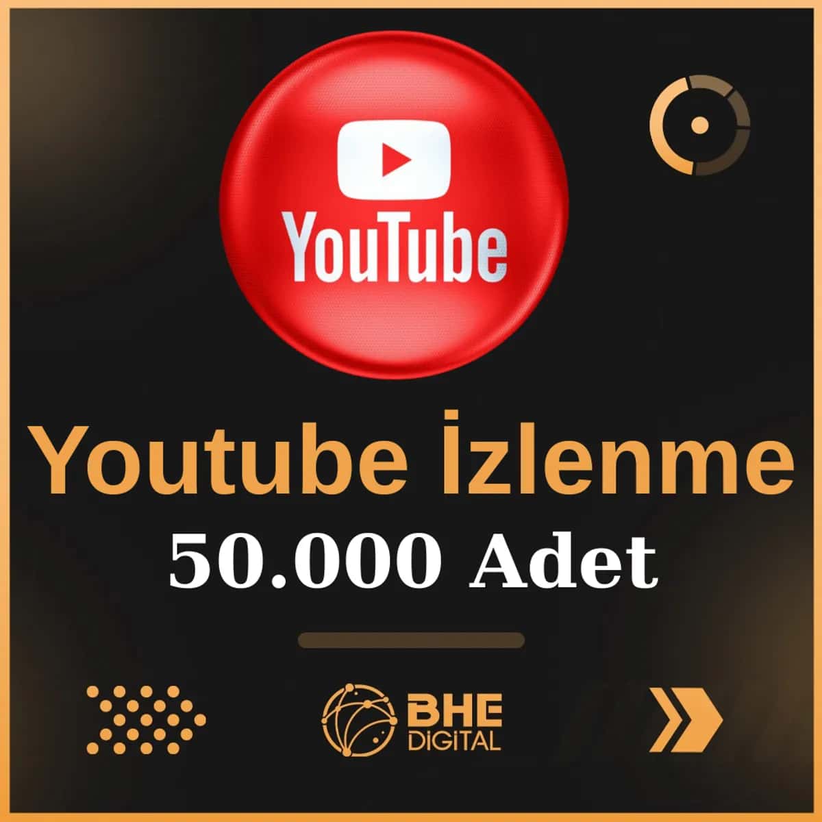 Youtube 50.000 Adet Video İzlenme
