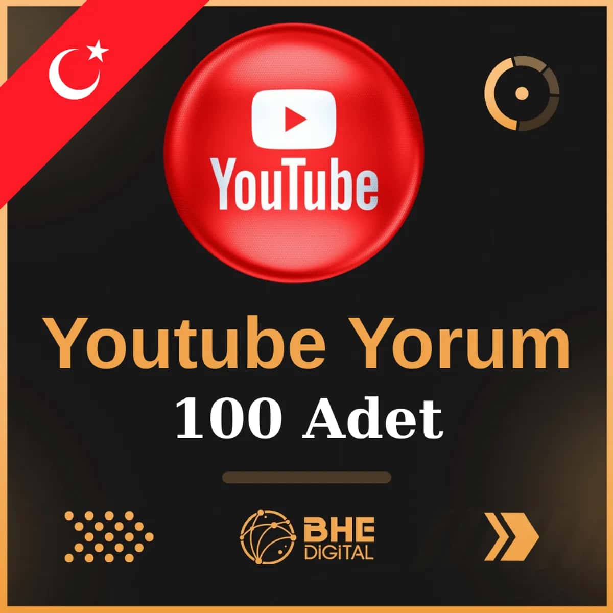 Youtube  100  Adet Türk  Yorum