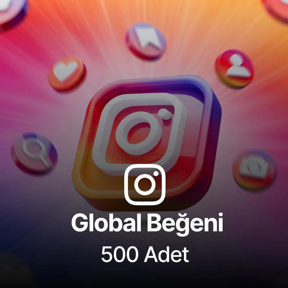 Instagram 500 Global Gerçek Beğeni - Keşfet Etkili