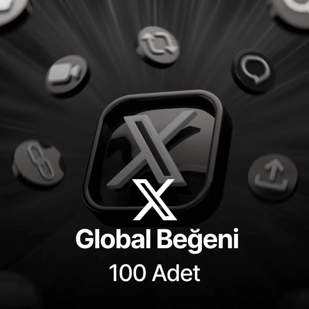 Twitter (X) 50 Global Beğeni - Keşfet Etkili