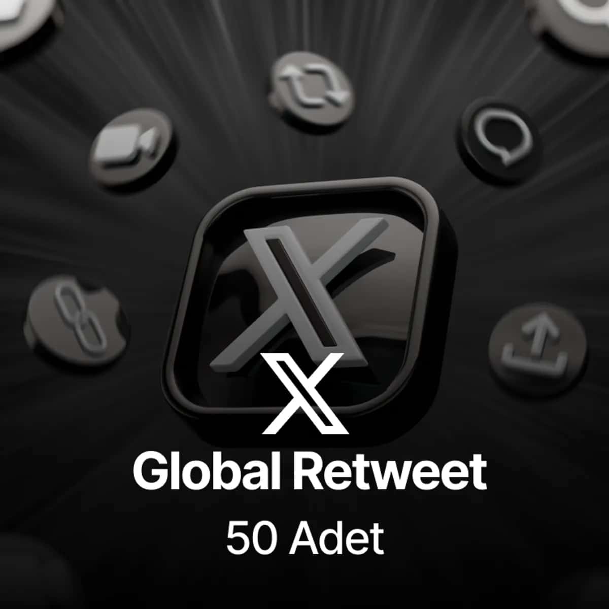 Twitter (X) 50 Global Retweet - Keşfet Etkili