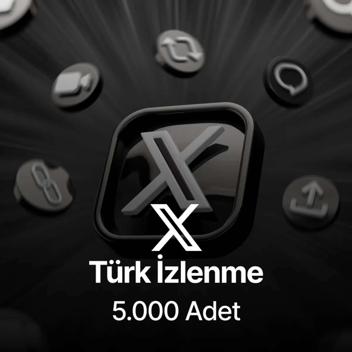 Twitter (X) 5.000 Türk izlenme - Keşfet Etkili