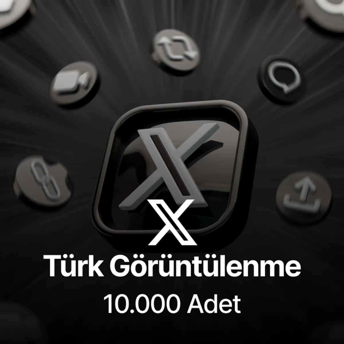Twitter (X) 10.000 Türk izlenme - Keşfet Etkili