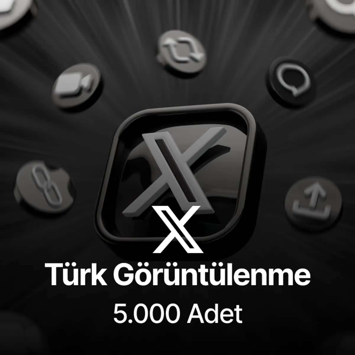 Twitter (X) 5.000 Türk Görüntülenme - Keşfet Etkili