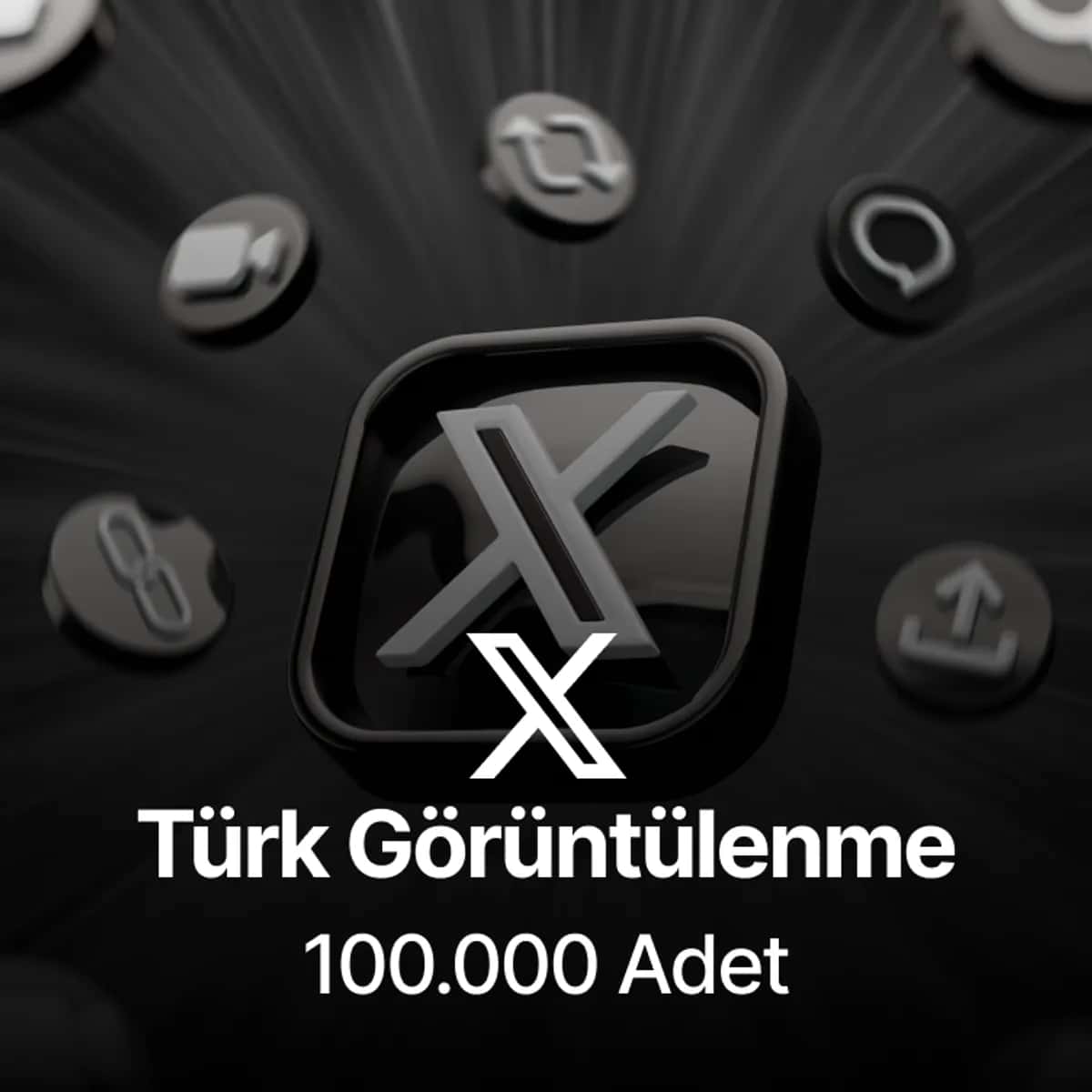 Twitter (X) 100.000 Türk Görüntülenme - Keşfet Etkili