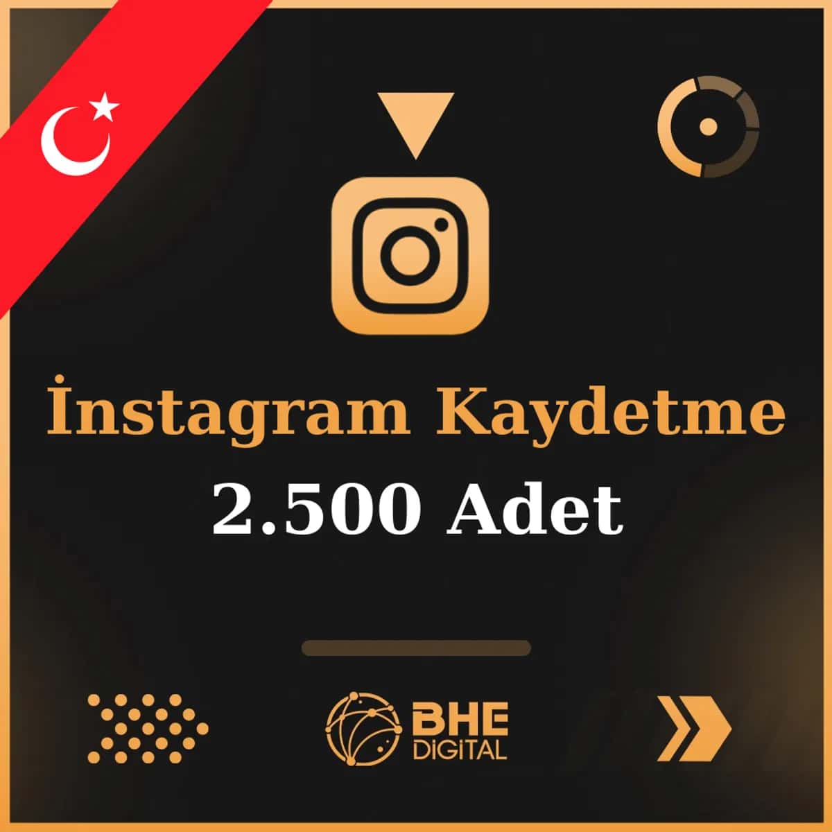 💎 Keşfet Garantili 2.500 Adet Instagram Kaydetme